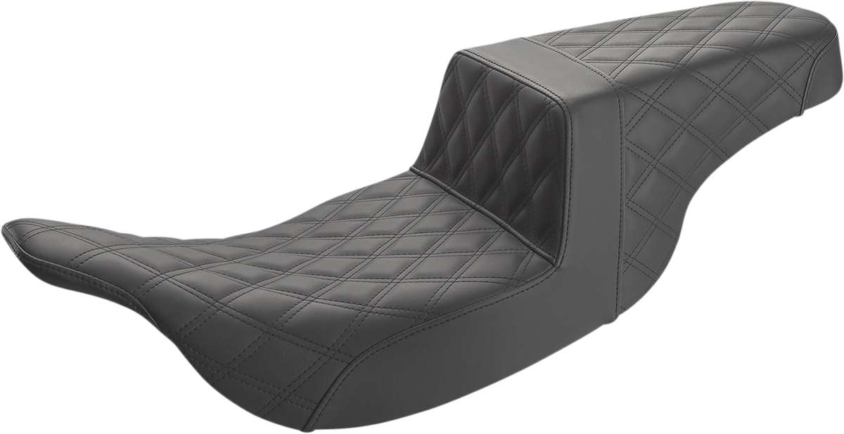 Saddlemen Step-up Lattice Stitch Seat for 1997-2007 Harley Touring FLTR FLHT