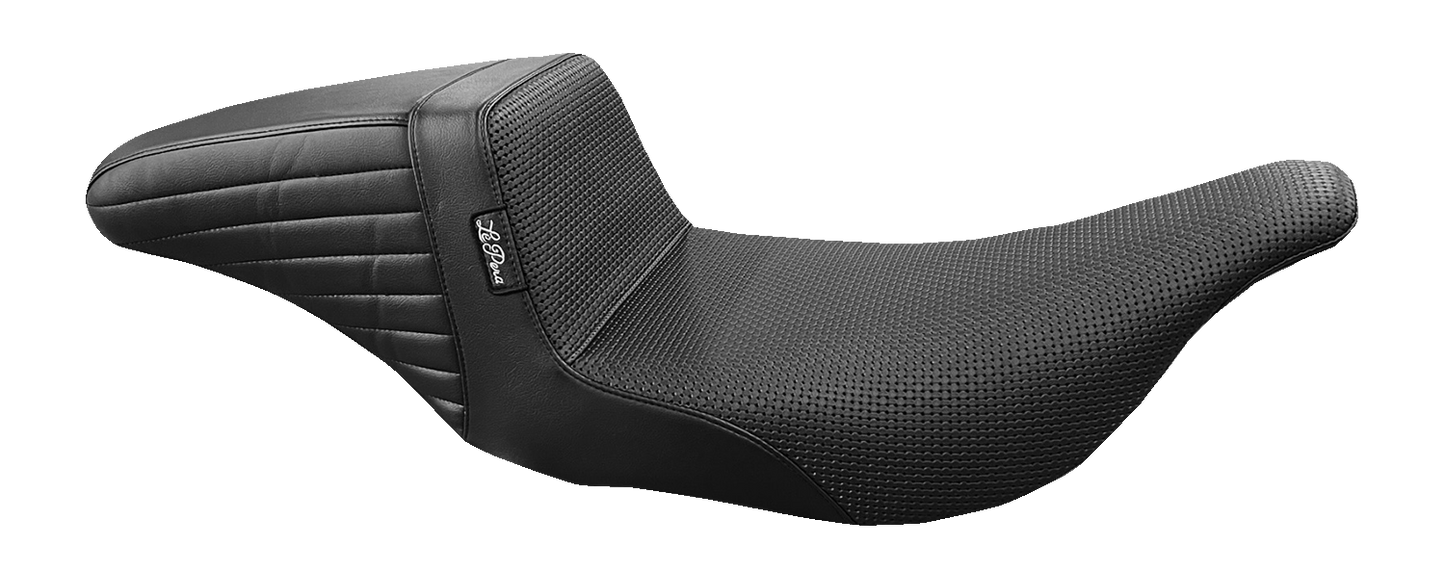 Le Pera Kickflip Basketweave Seat for 1997-2007 Harley Electra Road Glide Models
