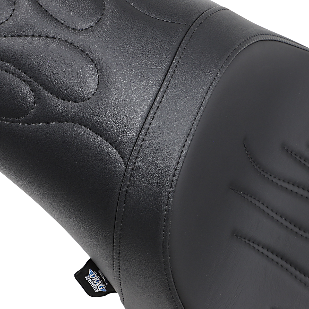 Drag Specialties Predator Flame Seat for 2000-17 Harley Softail FLST FXST FLSTS