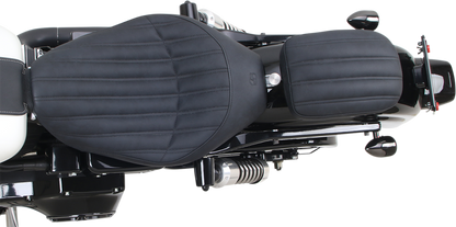 Saddlemen 7" Knuckle Detachable Rear Gel Pillion Pad Seat for Harley Davidson