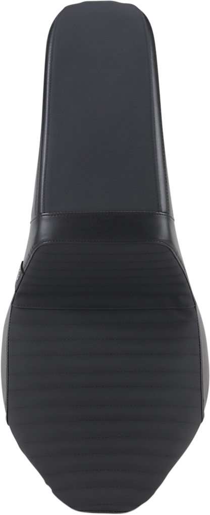 Le Pera Kickflip Gripp Tape 2-Up Motorcycle Seat for 2018-2025 Harley Softail