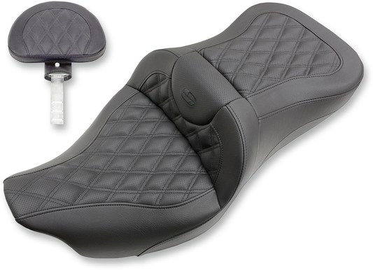 Saddlemen Road Sofa Extended Reach Seat & Backrest fits 2008-2025 Harley Touring