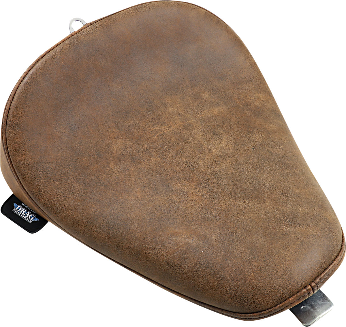 Drag Specialties Brown Leather Bobber Solo Seat 2010-2022 Harley Sportster