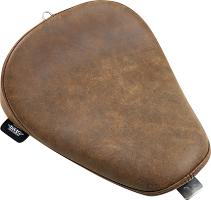 Drag Specialties Brown Leather Bobber Solo Seat 2010-2022 Harley Sportster
