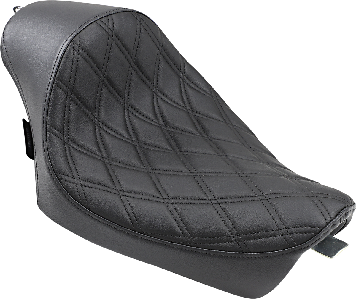 Drag Specialties Black Diamond Stitch Cafe Solo Seat 2010-2022 Harley Sportster