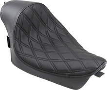 Drag Specialties Black Diamond Stitch Cafe Solo Seat 2010-2022 Harley Sportster