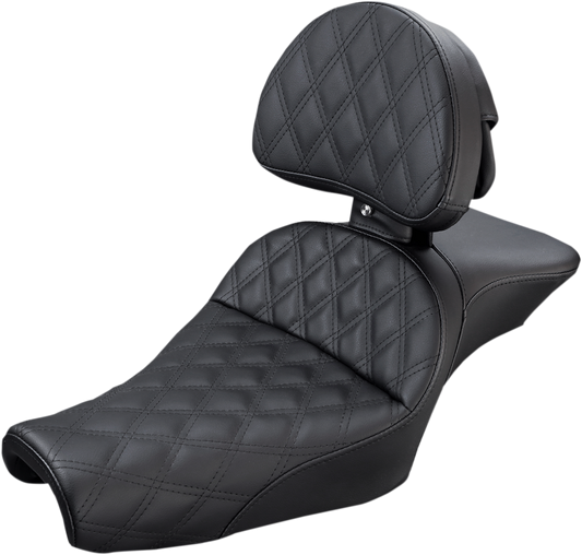 Saddlemen Explorer Lattice Seat & Backrest for 2004-2022 Harley Sportster XL