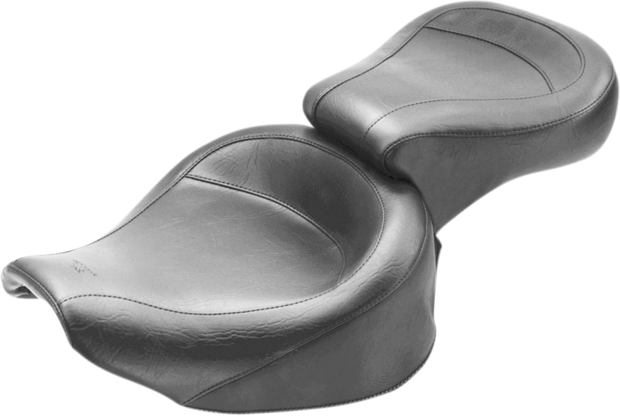 Mustang Wide Vintage Vinyl 2-Up Seat 1982-2000 Harley Davidson FXR FXRDG FXRS