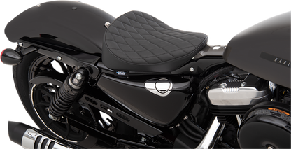 Drag Specialties Bobber Diamond Stitch Solo Seat for 2010-2022 Harley Sportster