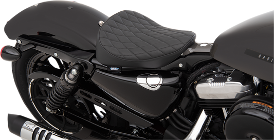 Drag Specialties Bobber Diamond Stitch Solo Seat for 2010-2022 Harley Sportster