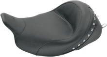 Mustang Studded Stitched Solo Seat fits 2008-2025 Harley Davidson Touring 76029