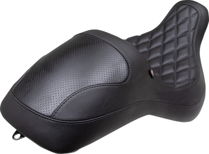 Mustang Extreme Fastback Diamond Seat fits 2018-2023 Harley Softail Fat Boy FLFB