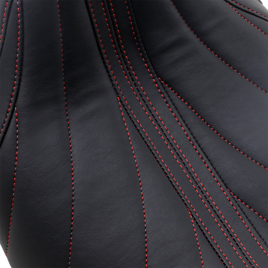 Mustang Revere Journey Red Gravity Solo Seat fits 2008-24 Harley Touring 75059AB