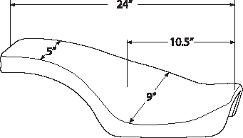 Drag Specialties Spoon Style Seat 1957-1978 Harley Sportster XLH XLCH Ironhead
