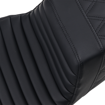 Saddlemen Step Up Tuck-n-Roll Gel Seat for 2008-2024 Harley Touring FLTRU FLTRX