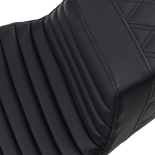 Saddlemen Step Up Tuck-n-Roll Gel Seat for 2008-2024 Harley Touring FLTRU FLTRX