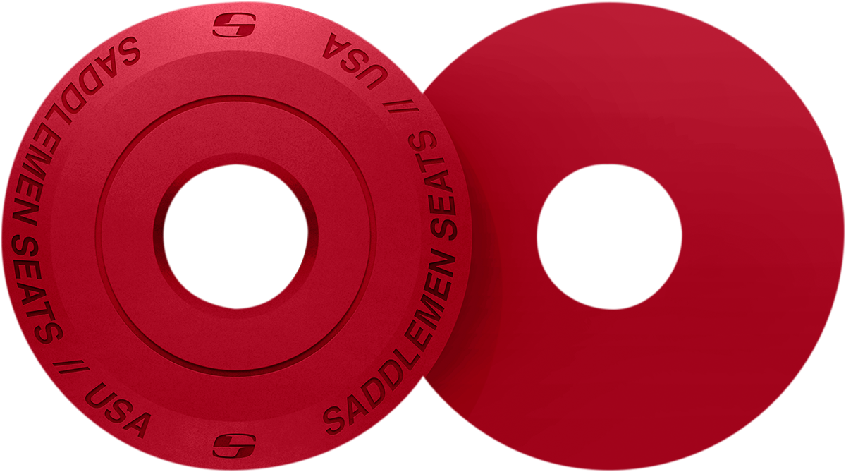 Saddlemen Single Red Motorcycle Seat To Fender Washer for Harley Davidson