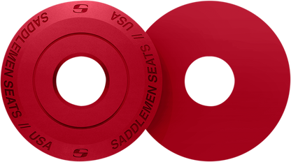 Saddlemen Single Red Motorcycle Seat To Fender Washer for Harley Davidson