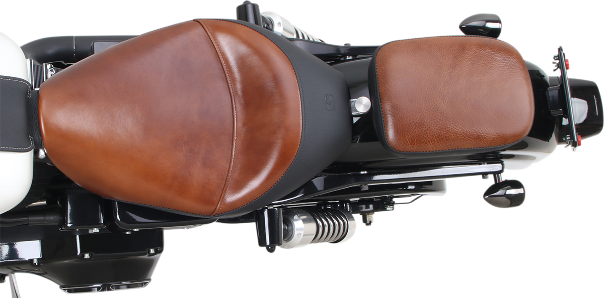 Saddlemen Lariat Brown 7" Detachable Rear Pillion Pad for Harley Davidson