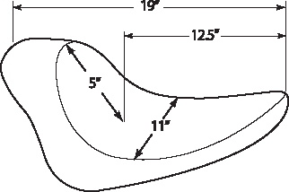 Drag Specialties Solo Seat 1984-1999 Harley Davidson Softail Fat Boy Heritage