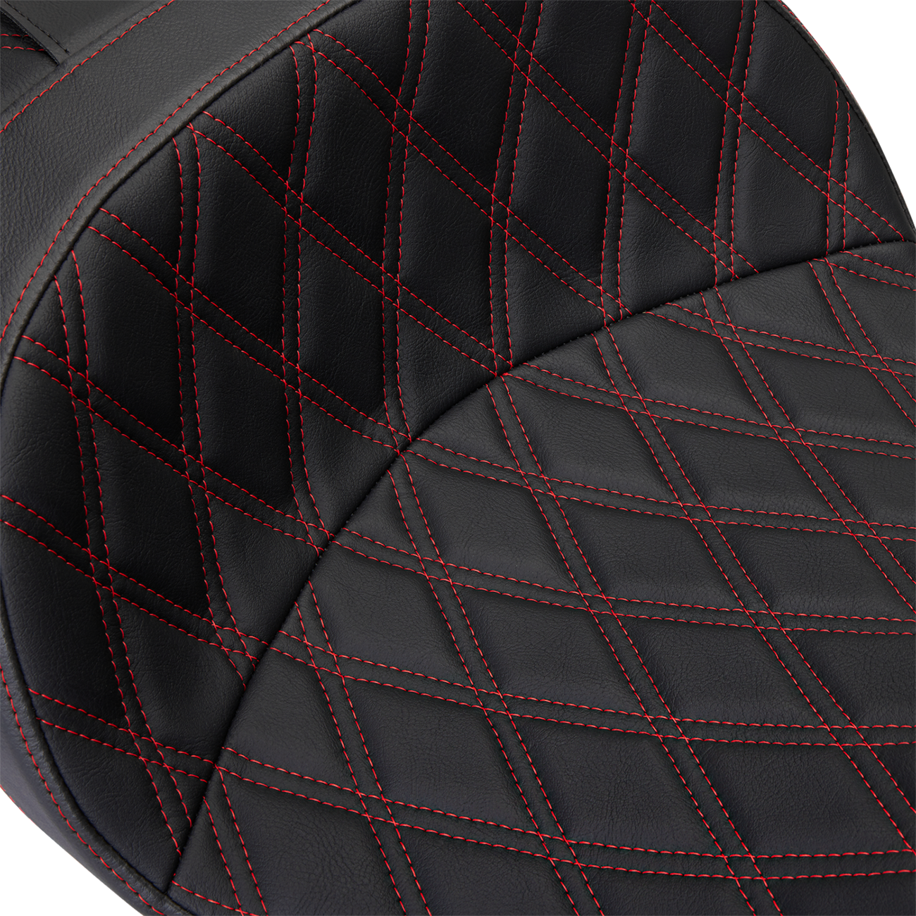 Drag Specialties Freedom Red Diamond Seat fits 2009-2024 Harley Touring  FLHX