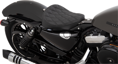 Drag Specialties Bobber Double Diamond Solo Seat for 2010-2022 Harley Sportster