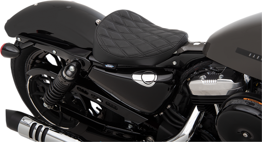 Drag Specialties Bobber Double Diamond Solo Seat for 2010-2022 Harley Sportster