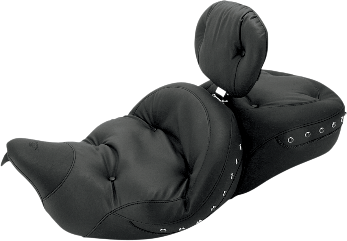 Mustang Regal Studded Seat & Backrest fits 2008-2024 Harley Touring 79609