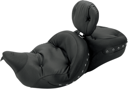 Mustang Regal Studded Seat & Backrest fits 2008-2024 Harley Touring 79609