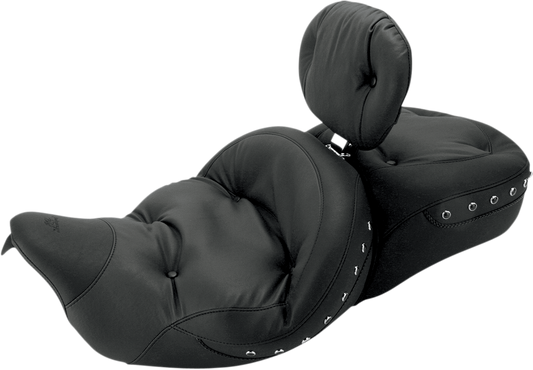 Mustang Regal Studded Seat & Backrest fits 2008-2024 Harley Touring 79609