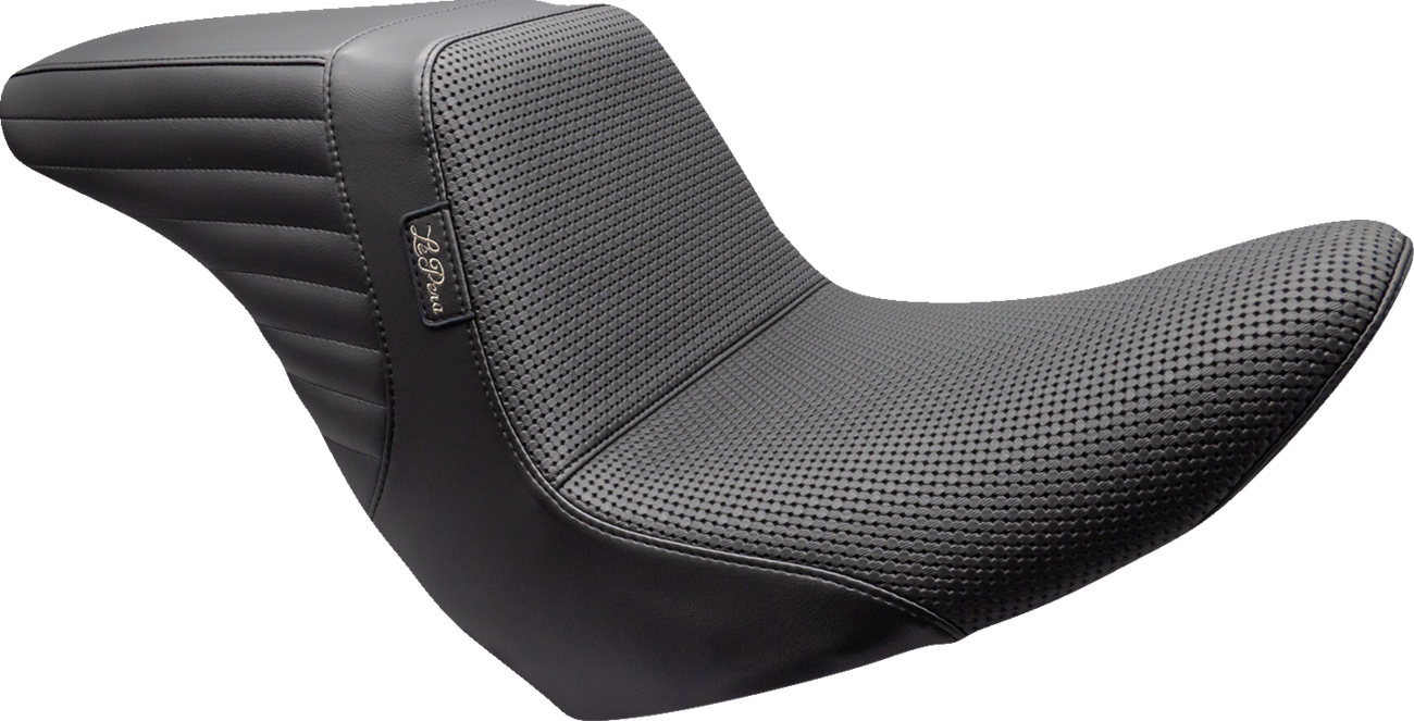 Le Pera Kickflip Up Front Basketweave Seat 2018-2025 Harley Softail Low Rider