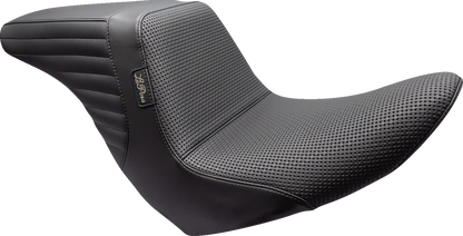 Le Pera Kickflip Up Front Basketweave Seat 2018-2026 Harley Softail Low Rider