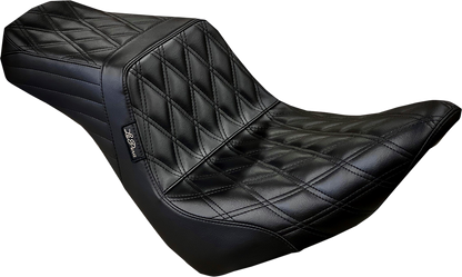 Le Pera Tailwhip Diamond Stitch Seat 2018-2026 Harley Softail FXLR Sport Glide