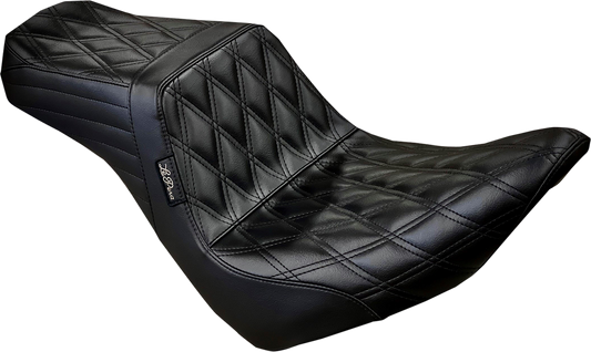 Le Pera Tailwhip Diamond Stitch Seat 2018-2023 Harley Softail FXLR Sport Glide