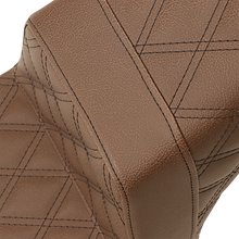 Saddlemen Brown Step Up Lattice Stitched Seat 2018-2024 Indian Scout Bobber