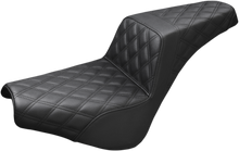 Saddlemen Step Up Lattice Stitch Gel Seat for 2018-2026 Harley Softail FXST FXBB
