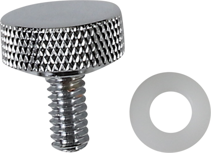 Drag Specialties Chrome 1/4-20 Seat to Fender Mount Knob Bolt Harley Davidson