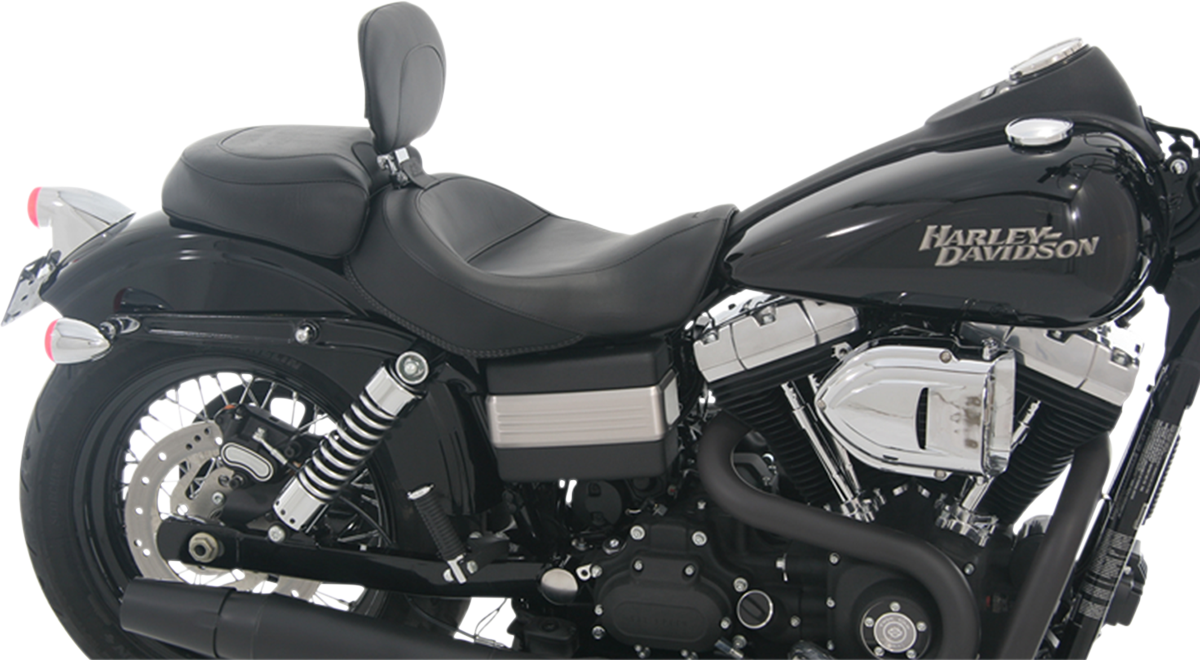 Mustang Vintage Solo Seat & Backrest 2006-2017 Harley Dyna Street Bob FXDF FXDB