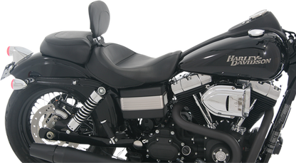 Mustang Vintage Solo Seat & Backrest 2006-2017 Harley Dyna Street Bob FXDF FXDB