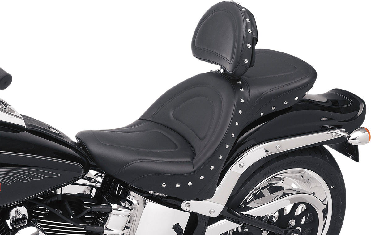 Saddlemen Explorer Special Seat w/ Backrest for 2000-2006 Harley Softail FLSTF