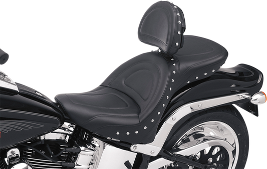 Saddlemen Explorer Special Seat w/ Backrest for 2000-2006 Harley Softail FLSTF