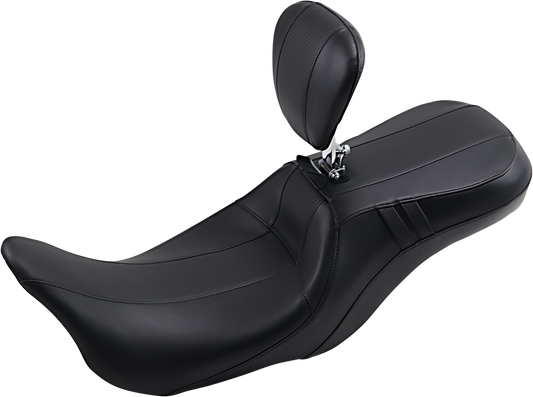 Le Pera Outcast GT Carbon Fiber Inlay Seat & Backrest 2008-2024 Harley Touring