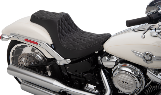 Drag Specialties Predator III Seat fits 2018-23 Harley Softail Fat Boy 114 FLFBS