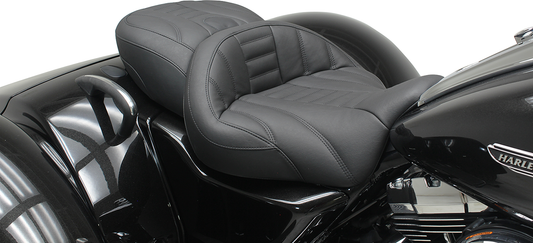 Mustang Deluxe Super Touring Seat for 2015-2021 Harley Freewheeler FLRT Trike