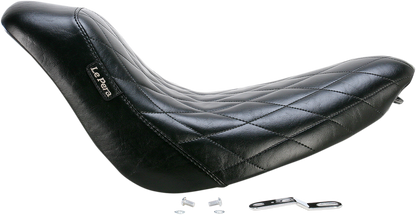 Le Pera Bare Bones Solo Seat Diamond Stitch fits 2006-2017 Harley Softail Models