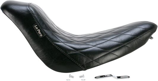 Le Pera Bare Bones Solo Seat Diamond Stitch fits 2006-2017 Harley Softail Models