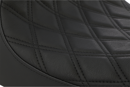 Drag Specialties 3/4 Black Diamond Solo Seat 2004-2022 Harley Sportster Models