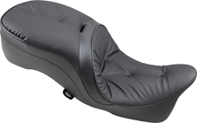 Drag Specialties Leather 2-Up Pillow Seat fits 2009-24 Harley Touring Road Glide
