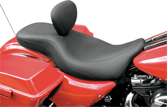 Mustang Wide Tripper Seat & Backrest for 2008-2024 Harley Davidson Touring 79603