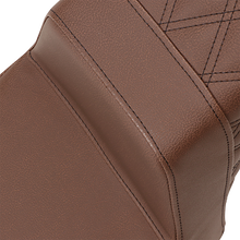 Saddlemen Brown Step Up Rear Lattice Gel Seat for 2018-2024 Indian Scout Bobber